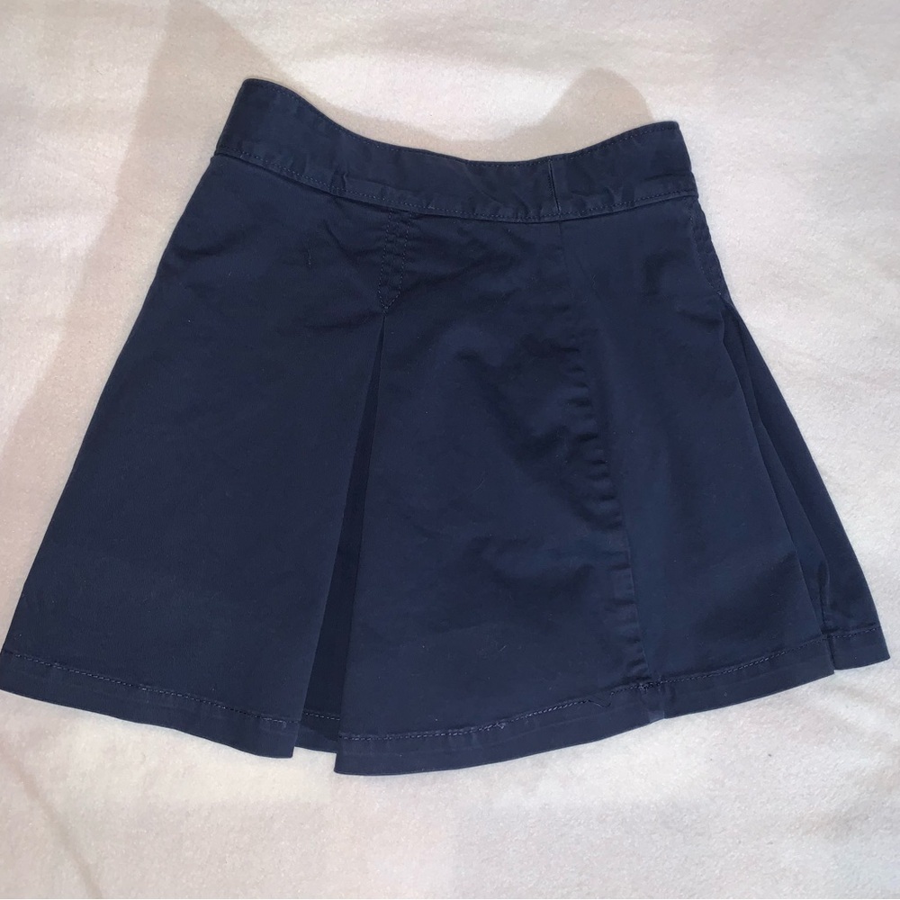Gap Pleated Skort Navy Blue Uniform Girls Size 12 Academia Preppy School